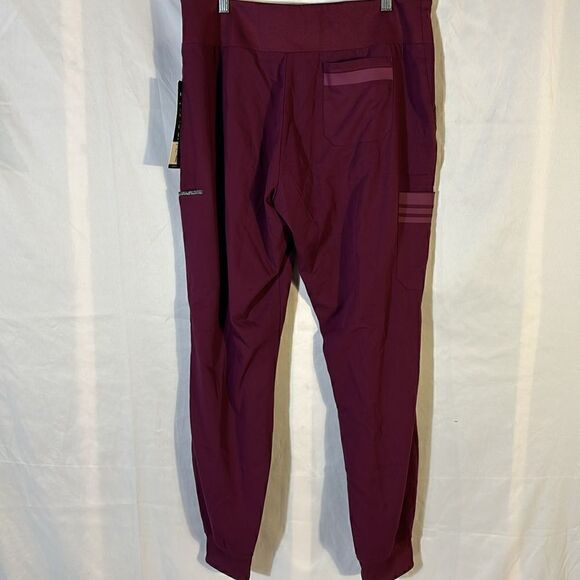 BARCO Grey's Anatomy Impact GIP554 Women's Lively Scrub Pant Wine XSP size XLT - Picture 10 of 10